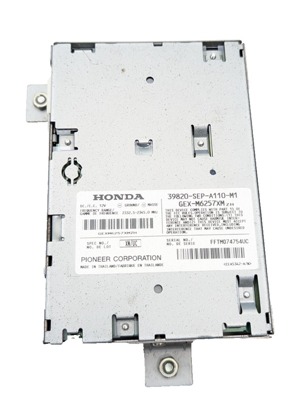 2006 06 Acura TL Radio Receiver XM Satellite Module Unit 39820SEPA110 OEM