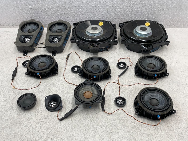 15 16 17 18 BMW X5 M F85 Audio Sound Subwoofer Door Tweeter Speaker Set 1621 OEM