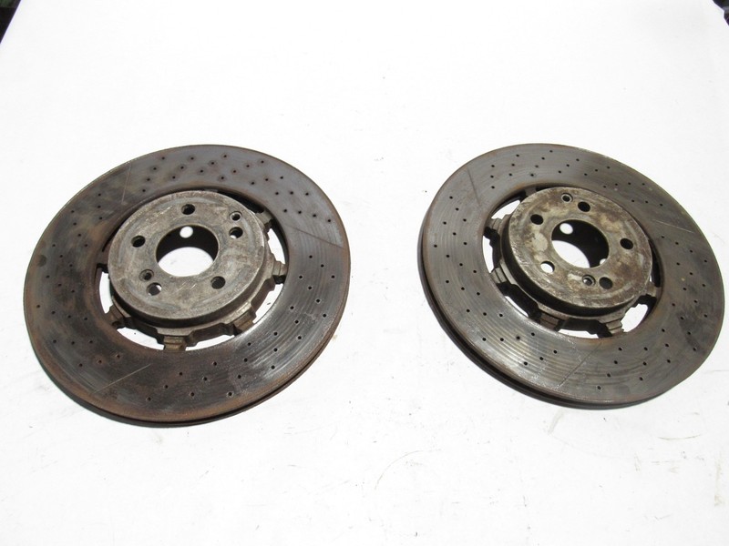 Mercedes E63 S W213 2020 4.0L AMG Rear Right Left Brake Disc Rotor Set 18-23 |#3
