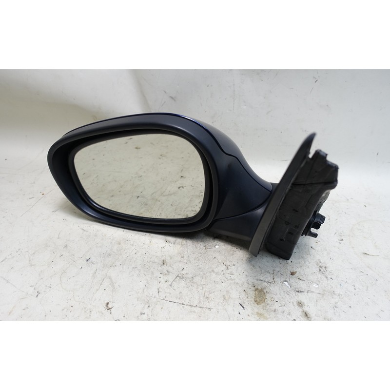 09-12 BMW E90 E91 3-Series 4door Left Outside Power-Fold Side Mirror Blue OEM
