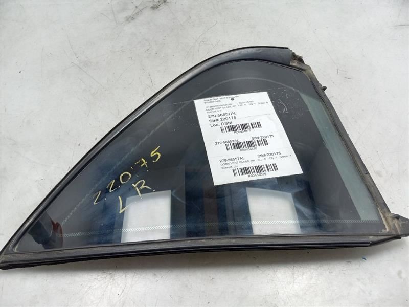 01-06 LEXUS LS430 4.3L RWD AT DRIVER SIDE REAR DOOR VENT GLASS WINDOW