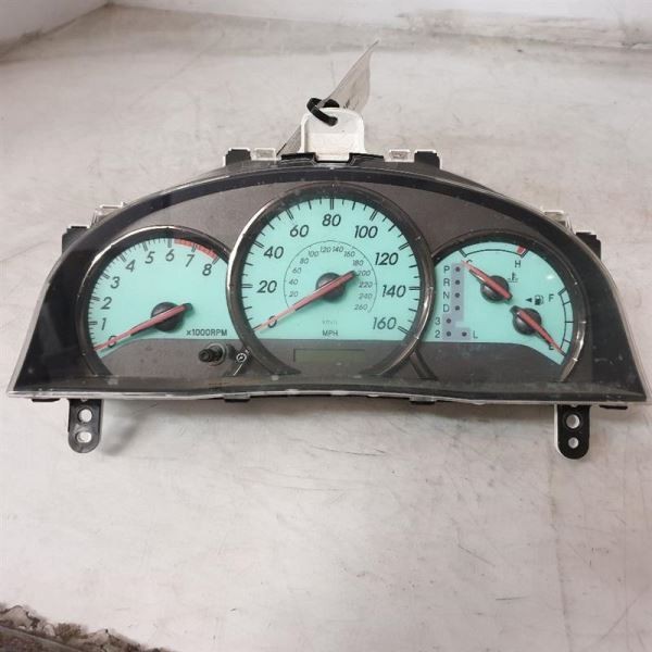 04-05 TOYOTA SOLARA 4 SPEED SPEEDOMETER CLUSTER