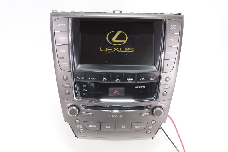 LEXUS IS250 IS350 Navigation Radio AM-FM CD Tuner Head Unit OEM 2010 - 2012