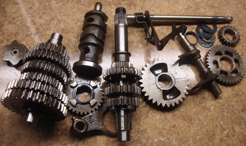 1986 Honda Shadow VT500C VT 500 C Engine Transmission Gears Trani Shift VT500 M4