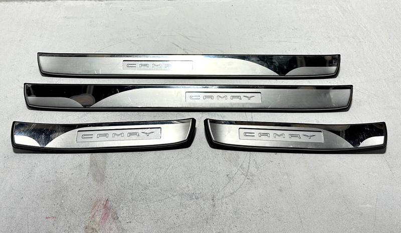 2018-2024 Toyota Camry Front & Rear Door Lower Sill Scuff Plate SET of 4 OEM