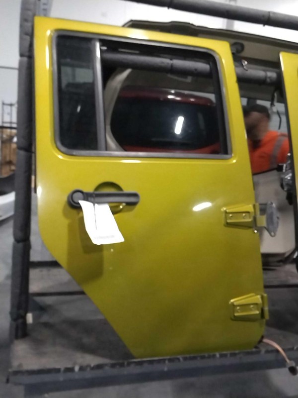 2007 Jeep Wrangler Green Rear Right Door 465211 - 162K Miles, OEM Quality