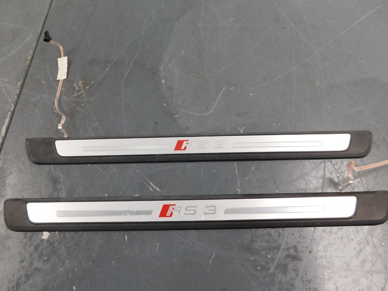 2020 17 18 19 20 Audi RS3 8V Quattro Illuminated Door Sill Scuff Plates #2131 Y7