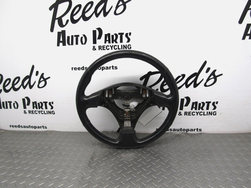 2002 2003 2004 2005 TOYOTA MR2 STEERING WHEEL OEM BLACK LEATHER AUTOMATIC SMT