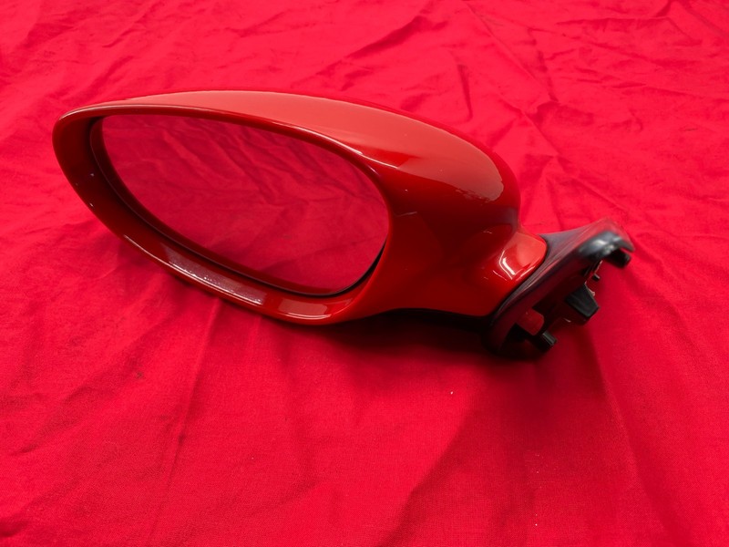 97-05 Porsche 911 Boxster 986 Left Driver Side View Door Mirror Red Metallic OEM