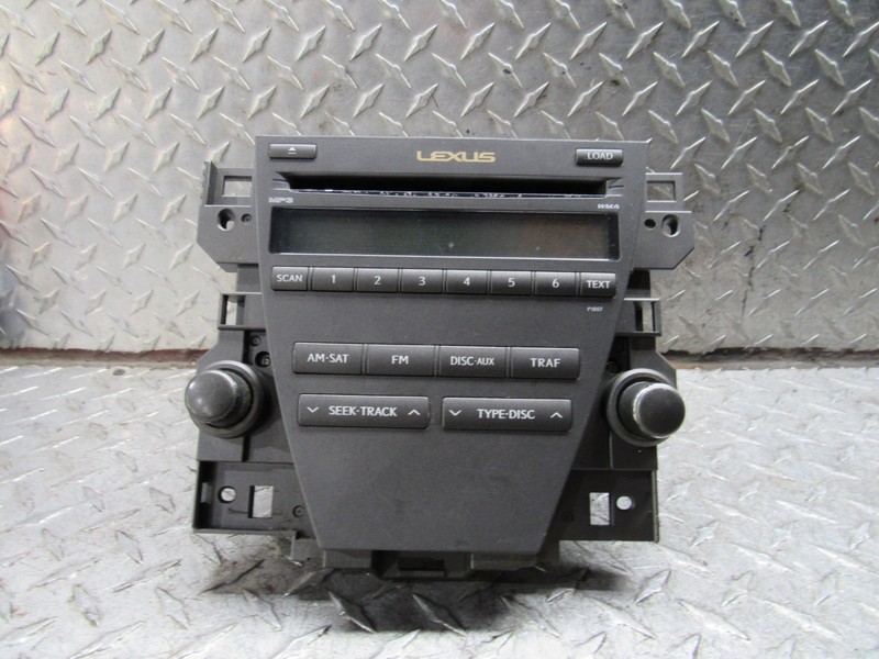 2007-2009 LEXUS ES350 RADIO AM FM RECEIVER CD PLAYER ID P1807 ON RADIO FACE