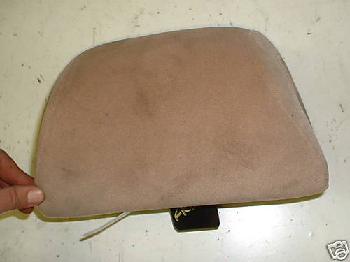 for 1993 93 SAAB 9000 FRONT SEAT HEADREST HEAD REST TAN CLOTH CAR USED PART