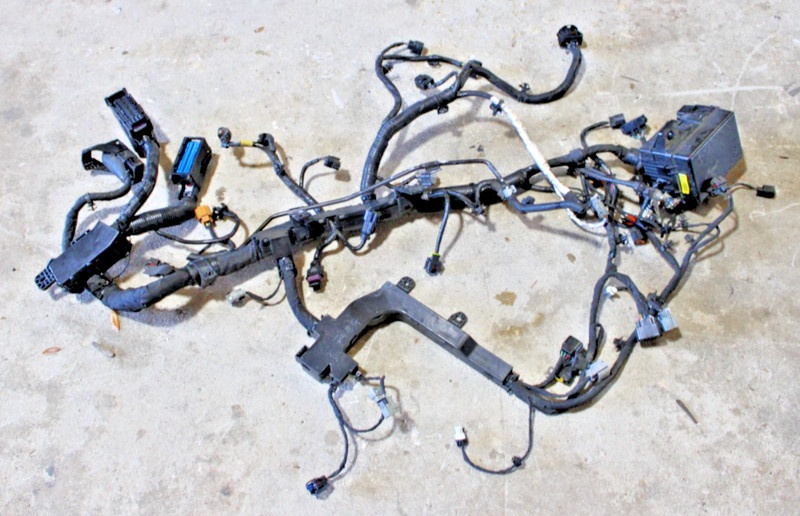 13-16 HYUNDAI GENESIS COUPE 3.8L AUTOMATIC ENGINE HARNESS WIRING PUSH START A/T