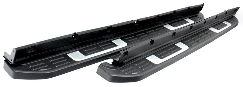OEM Running Board Kit For Hyundai Santa Fe XRT Black S2F37-AB001