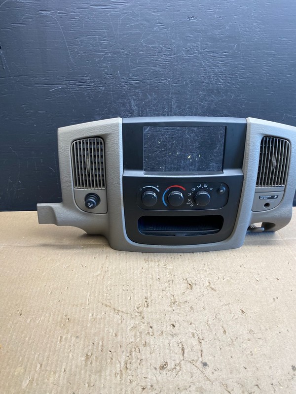 2002 to 2005 Dodge Ram Radio Climate Control Dash Air Vent Bezel Trim AC9149 DG