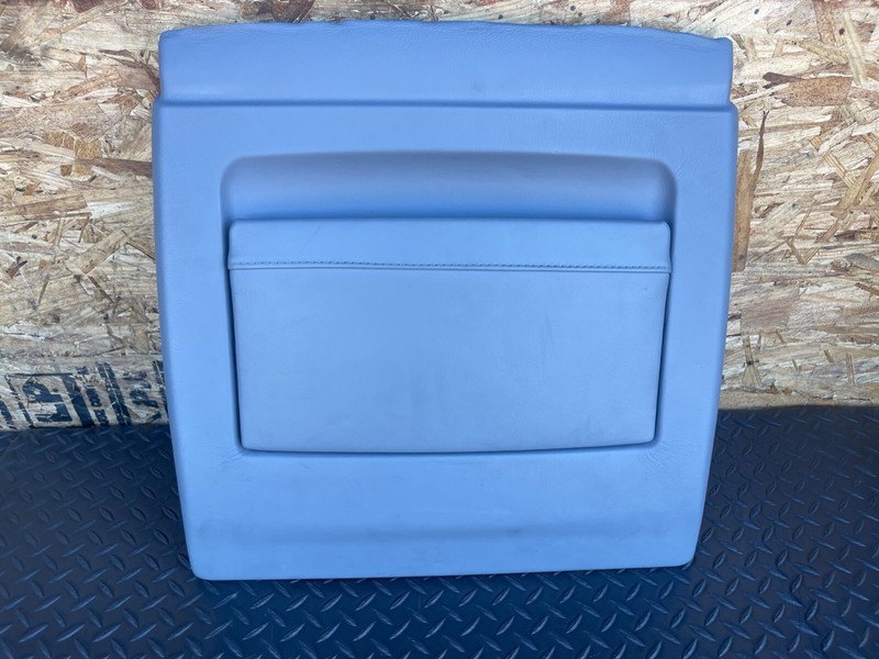 95-01 750iL E39 E38 BMW Front Seat Pocket Rear Trim Back Panel Cover Gray OEM