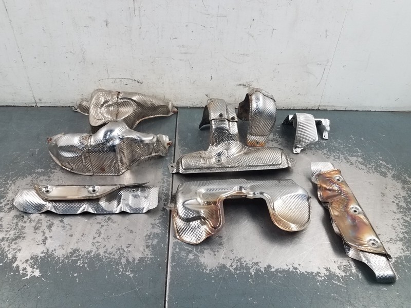2021 McLaren 765LT Turbo / Manifold Heat Shields #5537 C7