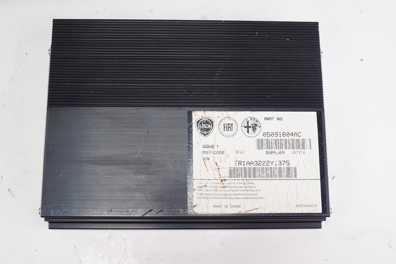 FIAT 500 Audio Sound Amplifier Amp OEM 2013 - 2016