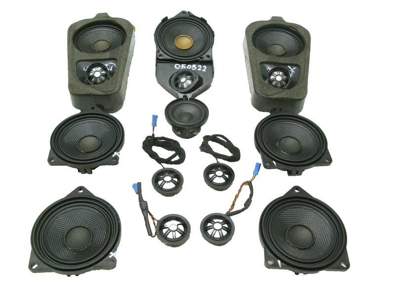 07-13 BMW E70 X5 RADIO STEREO AUDIO MEDIA SPEAKER MID HIGH 7 LOGIC OEM 050322