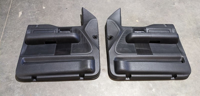 2006-2008 F150 Harley Davidson Front Door Panel Set Driver Passenger OEM 1190515