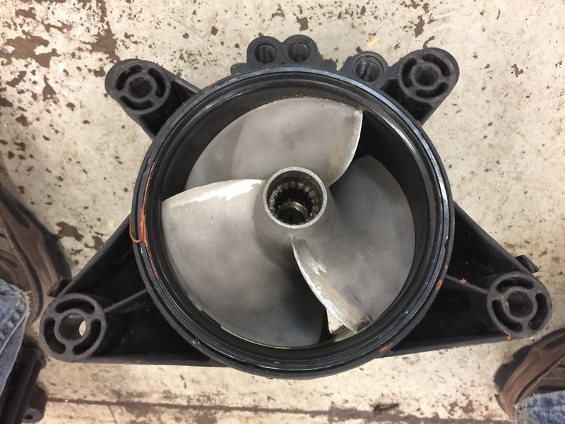 Sea-doo GTX XP GSX 787 Jet pump assy BRONZE stator! VERY NICE SHAPE! FRESHWATER