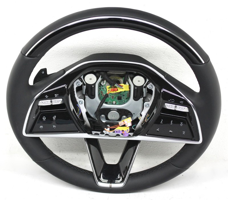 OEM Steering Wheel For 2023-2025 Cadillac LYRIQ Black Leather 85013816, Marks