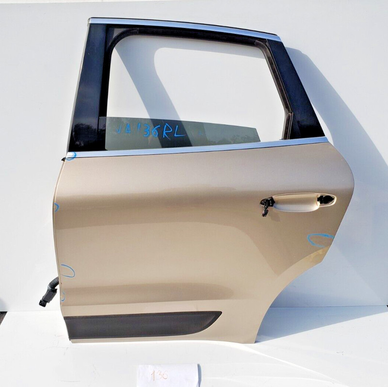 ✅ 15-18 OEM Porsche Macan S 95B Rear Left Driver Door Shell Panel Gold U8 NOTE*