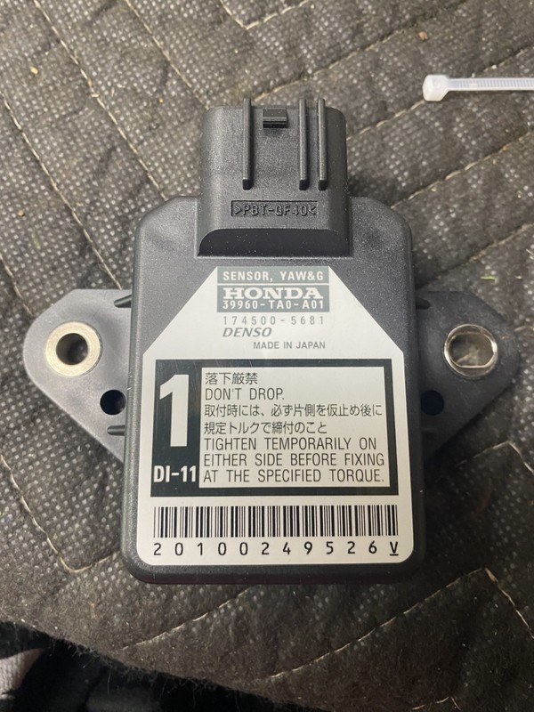 2008 Honda Accord 3.5 EXL Yaw G Sensor OEM 39969-TA0-A01
