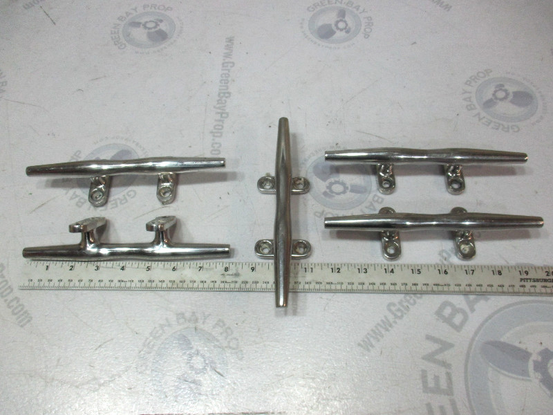 2000 Chaparral Signature 240 Marine Boat Deck Cleats 8" Stainless Steel