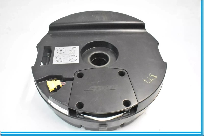 07-15 Audi Q7 4L Rear Bose Subwoofer Sub Woofer Sound Speaker 4L0010549 OEM