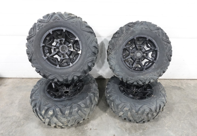 GOOD 2017 Can-Am Defender HD10 XT OEM Front & Rear Wheels (27x9R14 / 27x11R14)