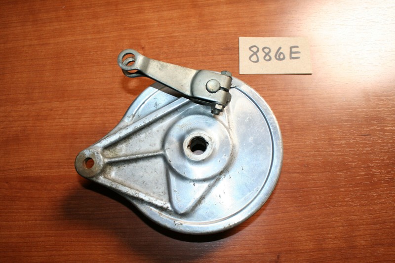 1978 Honda CM 185T 200T Twinstar Rear Brake Panel Backing Plate Assembly OEM 78