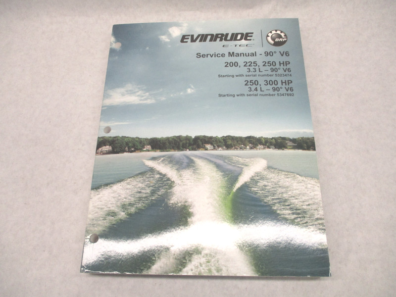 5009011 BRP Evinrude Outboard Service Repair Manual E-Tec 200-300 HP V6 2013