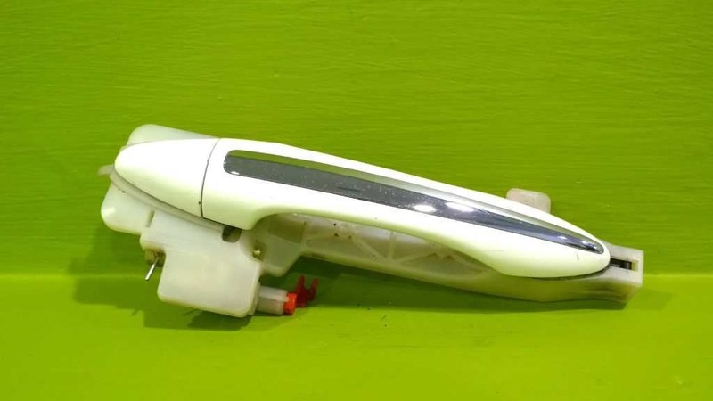 14-18 FORTE DRIVER LEFT REAR EXTERIOR DOOR HANDLE W/CHROME ACCENT OEM 3564-21
