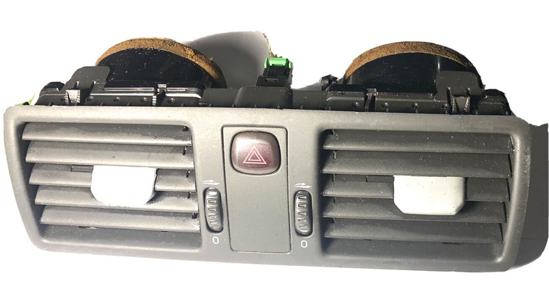 2004-2011 VOLVO 40 SERIES DASH CENTER AC AIR VENTS GRILLE W/ HAZARD OEM 189312