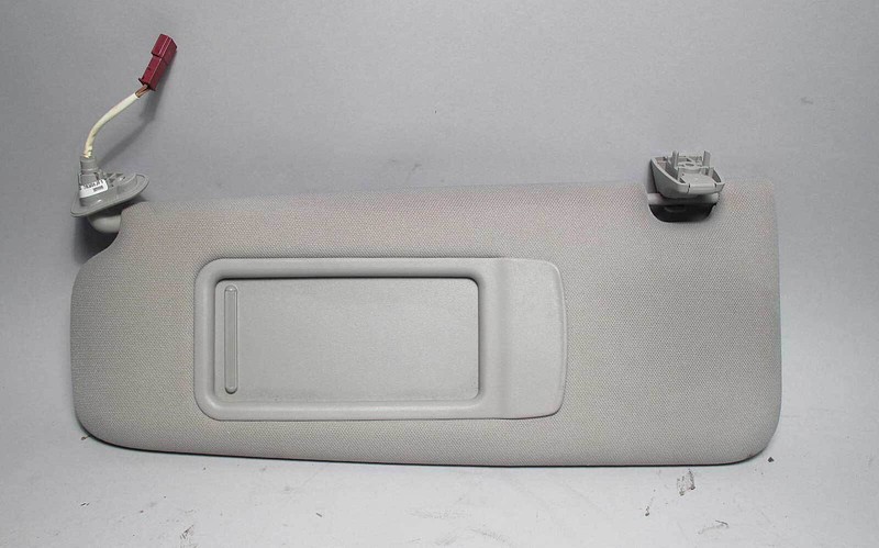 BMW E92 3-Series Coupe Left Drivers Sun Visor Grey Cloth 2007-2013 USED OEM