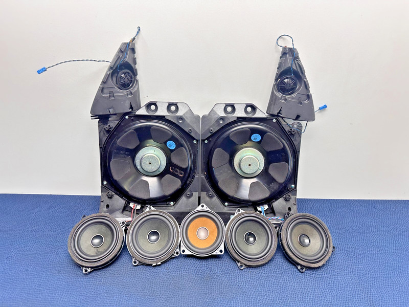 12–19 BMW F30 328i Interior Speaker Items Woofer Tweeter HiFi 9 Speaker SET OEM