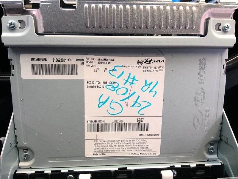 Audio Equipment Radio Display And Receiver Sedan Fits 19-21 FORTE 1731809