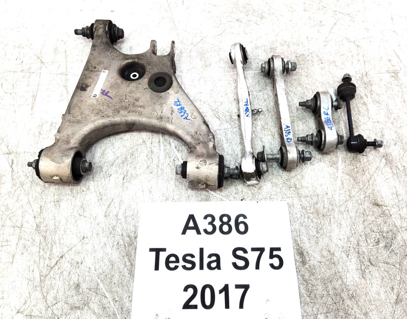 ✅ 12-20 OEM Tesla Model S Rear Left Driver Side Lower Upper Control Arm SET 41k