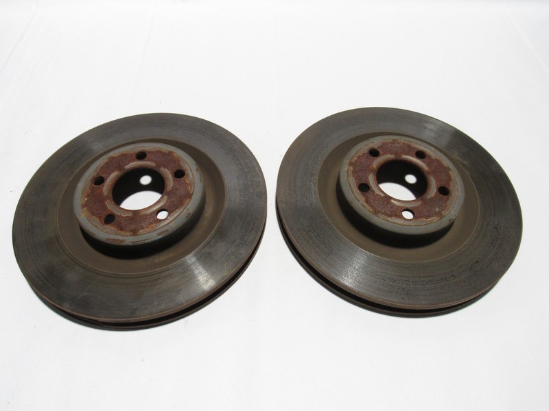 Lincoln Aviator 2021 Front Left Right Brake Disk Rotor Set Pair 19-25 *