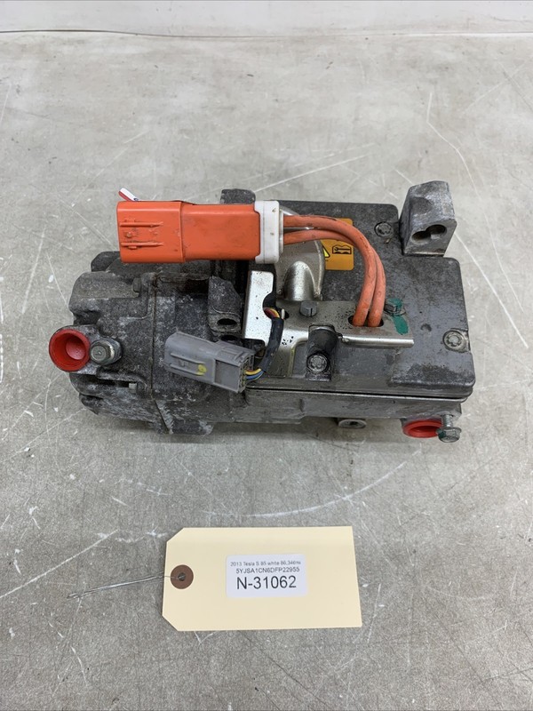 12-16 Tesla S Electric AC Air Conditioning Compressor 6007380-00-D 31062 S2