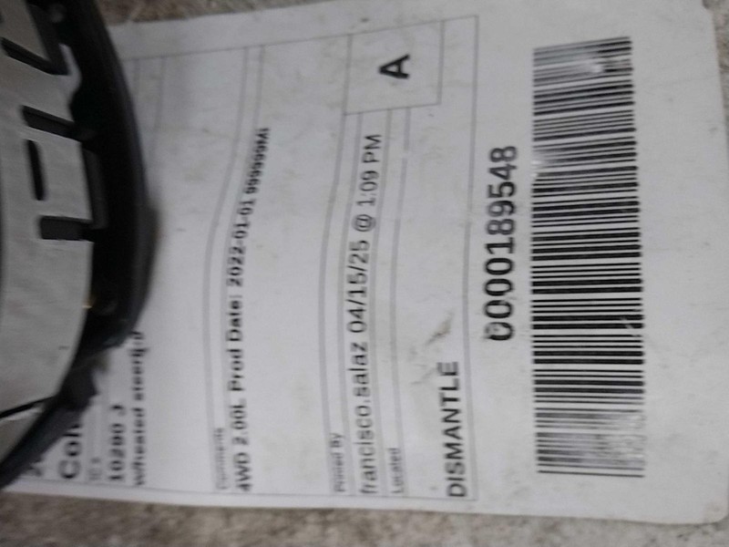 2022 VOLVO S60 Steering Column OEM Grey 127K Mi 4WD Heated Wheel NJ25-16951