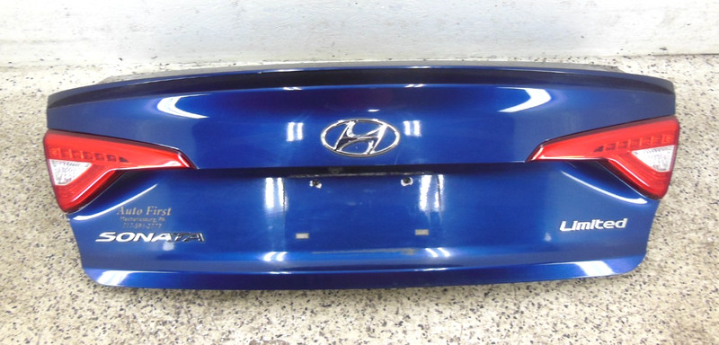 15-17 Hyundai Sonata Trunk Deck Lid W/ Camera, Spoiler & Lights US Built OEM VU