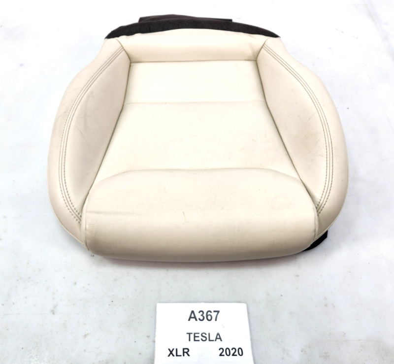 ✅ 16-20 OEM Tesla Model X Front Right Passenger Side Seat Lower Cushion Cream*