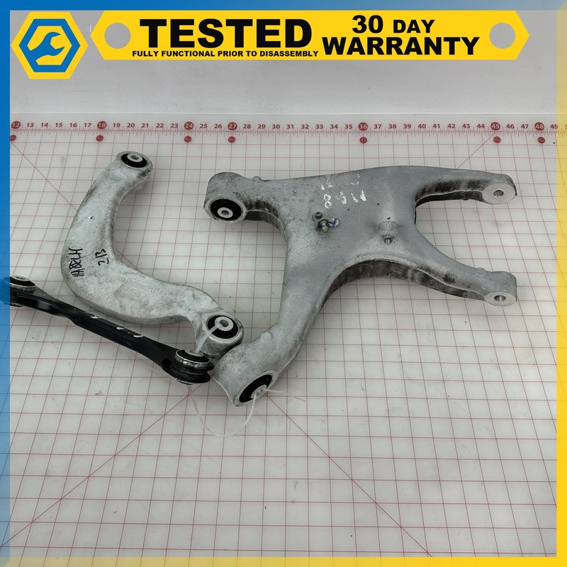 10-18 Audi A5 A6 A8 S5 REAR LEFT DRIVER SIDE SUSPENSION CONTROL ARM SET OF 3 OEM