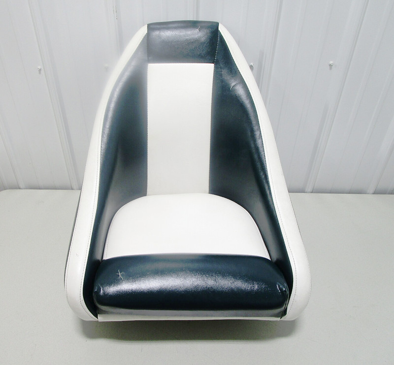 2001 Aquatron 2100 Bow Rider Boat Marine Captains Chair Seat 25" Tall x 22" Wide