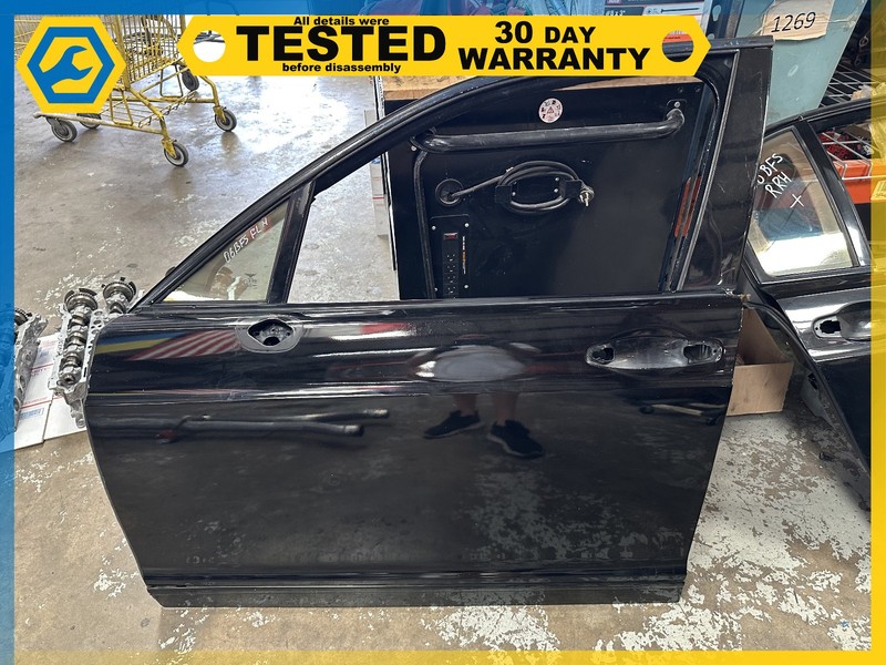 06-12 BENTLEY Flying Spur FRONT LEFT DRIVER SIDE DOOR SHELL Black OEM