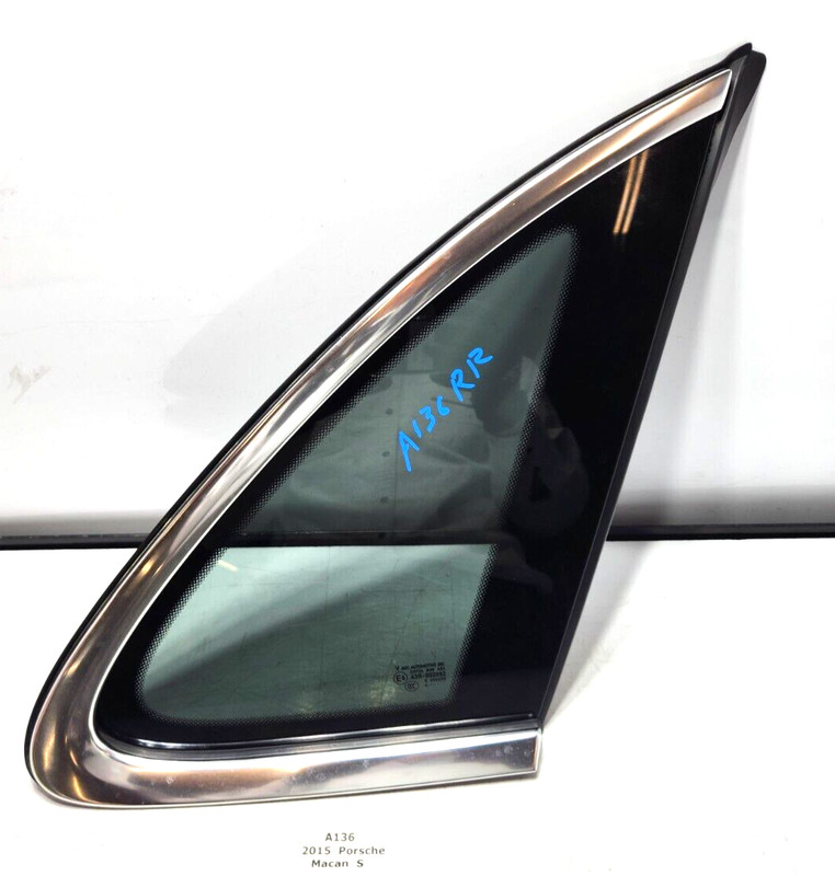 ✅ 15-18 OEM Porsche Macan S 95B Rear Passenger Side Quarter Panel Glass Window