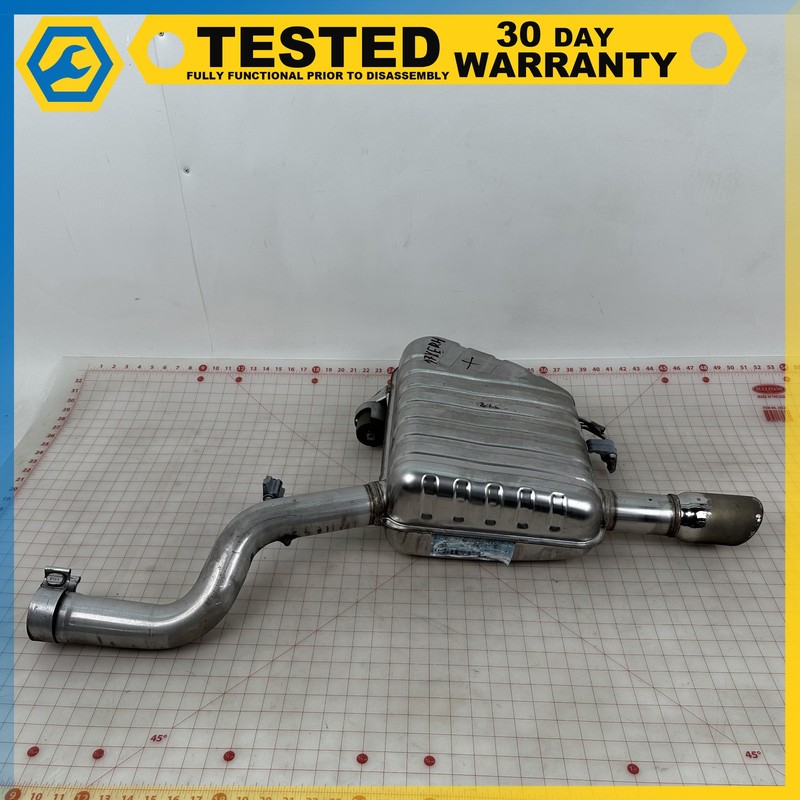 17-19 JAGUAR XE 3.0L REAR RIGHT PASSENGER SIDE EXHAUST MUFFLER PIPE OEM