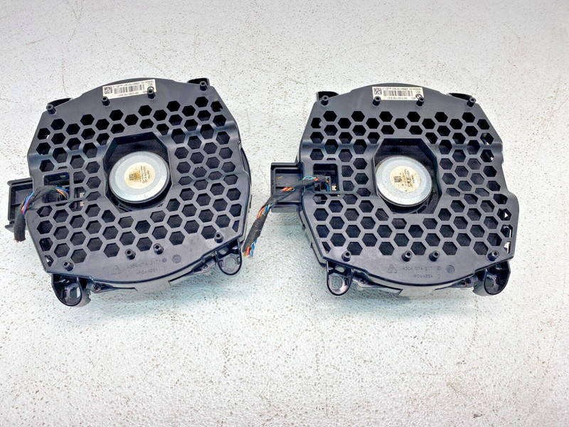 07-17 BMW E70 F25 X3 X5 Left & Right Central Subwoofer Bass Speaker Set! OEM✅