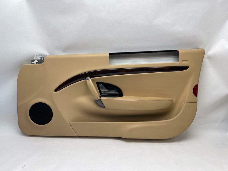 2008-2010 MASERATI GRAN TURISMO PASSENGER SIDE INTERIOR DOOR PANEL TRIM TAN OEM